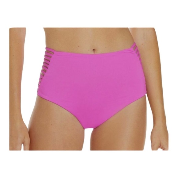 L*Space Harrington Bitsy Bikini Bottom in Bright Fuchsia NWT - Picture 1 of 7